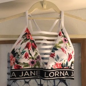 Lorna Jane floral sports bra